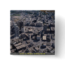 Aerial view, Winnipeg, Manitoba, Canada Pinback Buttons
