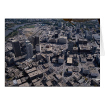 Aerial view, Winnipeg, Manitoba, Canada Cards