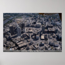 Aerial view, Winnipeg, Manitoba, Canada Poster