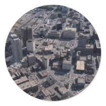 Aerial view, Winnipeg, Manitoba, Canada Sticker