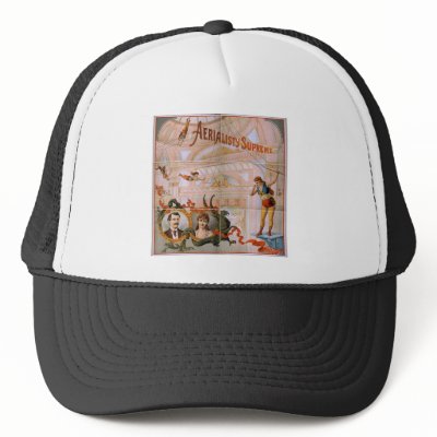 Aerialists Supreme Vintage Theater Trucker Hat by photochrom