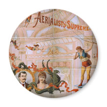Aerialists Supreme Vintage Theater Fridge Magnet