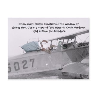 Aero Santa! - Postcard postcard