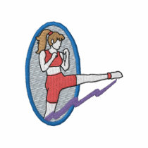 Aerobic Kickboxing embroidered shirts