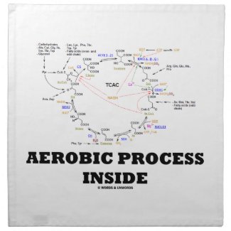 Aerobic Process Inside (Krebs Cycle) Cloth Napkin