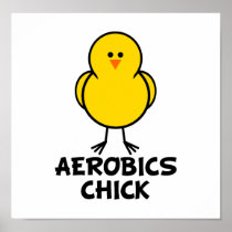 Aerobics Chick Print