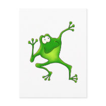 Aerobics Frog Postcards