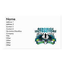 Aerobics Instructors Gone Wild Business Cards