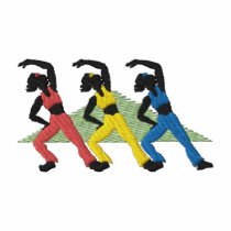 Aerobics Logo embroidered shirts by ZazzleEmbroidery Aerobics Logo embroidered shirts