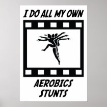 Aerobics Stunts Poster