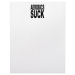 Aerobics Suck Personalized Letterhead