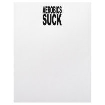 Aerobics Suck Personalized Letterhead