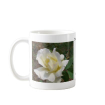 Aerodynamic White Rose - CricketDiane Art Products Coffee Mugs