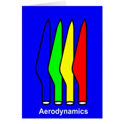 Aerodynamics Greeting Card by lonvig