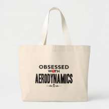 Aerodynamics Obsessed. Tote Bags