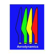 Aerodynamics postcards