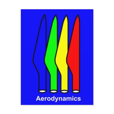 Aerodynamics Postcard by lonvig