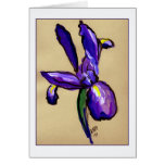 Aeronautical Iris Painting Greeting Card cards