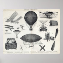 Aeronautics - Aerial Machines Posters