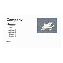 Aeroplanes Business Card Template
