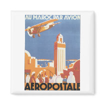Aeropostale Au Maroc Par Avion magnets