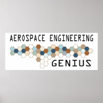 Aerospace Engineering Genius Poster
