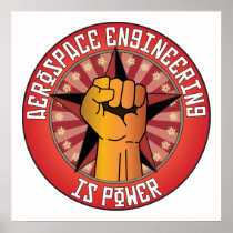 Aerospace Engineering Is Power Poster