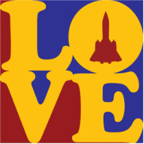 Aerospace Engineering Love photo sculptures