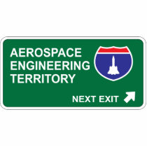 Aerospace Engineering Next Exit photo sculptures