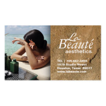 AESTHETICIAN BUSINESS CARD