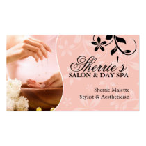 Aesthetician Business Cards