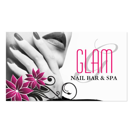 Aesthetics &  Nail Salon Business Cards (front side)