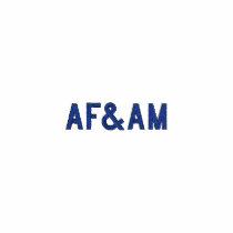 AF & AM embroidered shirts by masonicshop AF & AM embroidered shirts