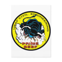 AF_Civil_Engineering_Prime_Beef_seal Post Cards
