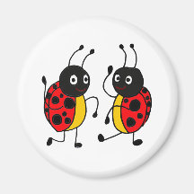 AF- Dancing Ladybugs Magnet