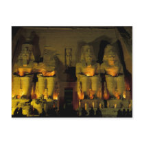 AF, Egypt, Abu Simbel. Colossal Figures of Postcards