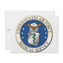 AF_Medical_Service_seal invitations by militaryshields AF_Medical_Service_seal invitations