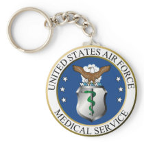 AF_Medical_Service_seal Key Chains