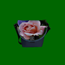 AF- Rose Floral Art Mini Messenger Bag messenger bags