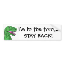 AF- T-Rex trunk sticker Bumper Sticker