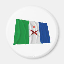 Afar Waving Flag Refrigerator Magnet