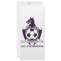AFC Emmbrook Custom Rack Cards