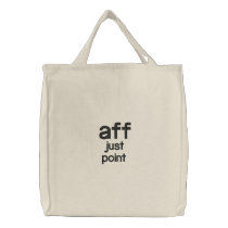 aff, just point embroidered bags by newgirlontheblok aff, just point embroidered bags