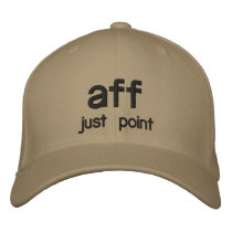 aff, just point embroidered hats by newgirlontheblok aff, just point embroidered hats