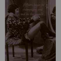 Affairs begin in champagne ... t-shirts