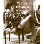 Affairs begin in champagne ... shirts