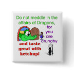 Affairs Of Dragons Pinback Buttons