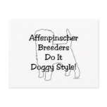 Affenpinscher Breeders Post Card