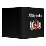 Affenpinscher Dad 3 Ring Binder
