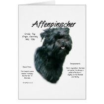 Affenpinscher History Design Greeting Cards